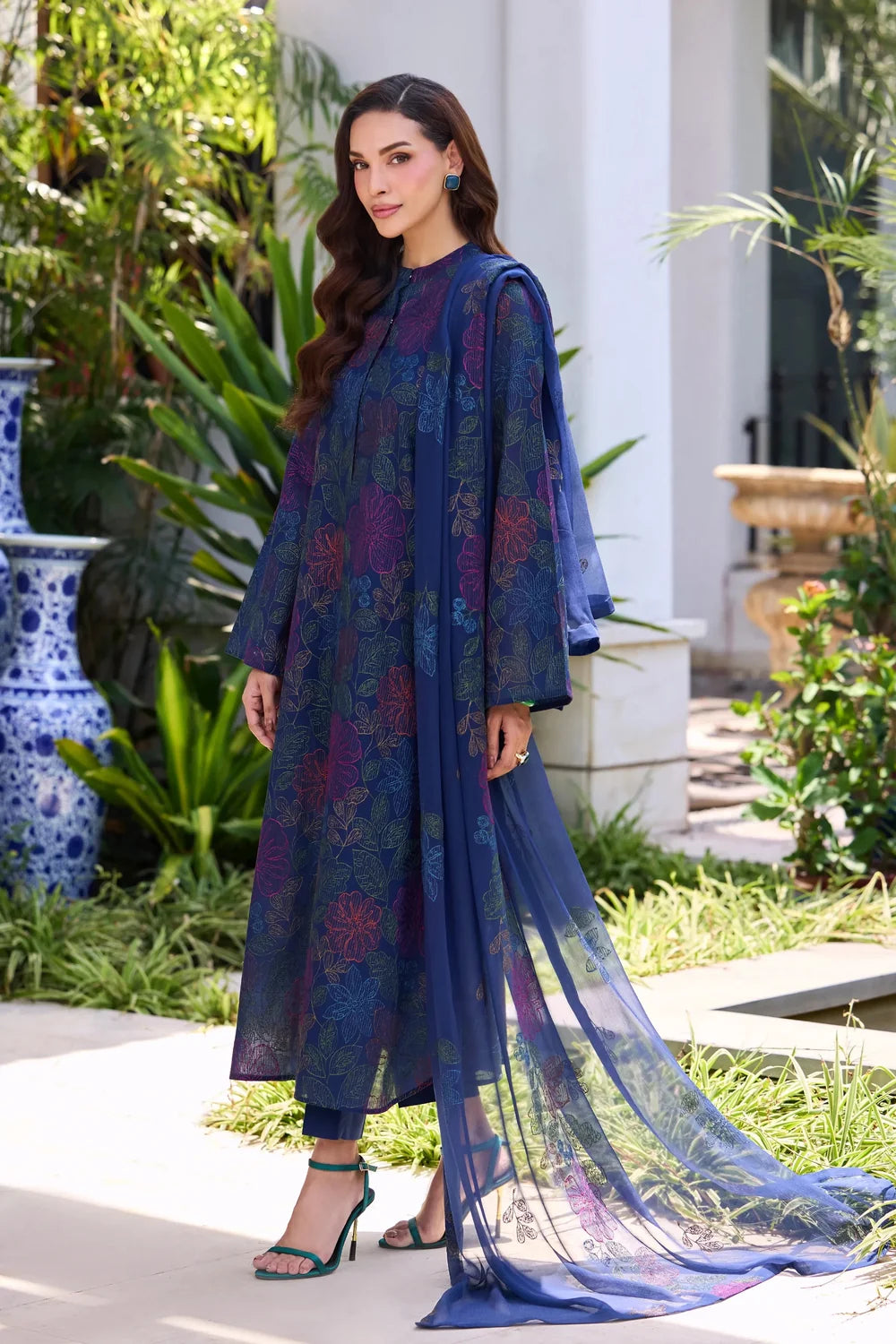 Bareeze 6189 | Premium Heavy Embroidered Winter Suit