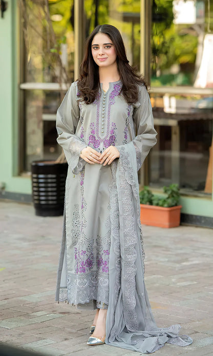 MUSHQ 6502 Unstitched Winter Collection – Dhanak Embroidered 3 Piece Suit