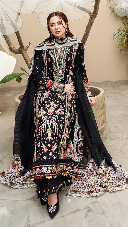 Qalamkar 6501 | Premium Heavy Embroidered Winter Suit