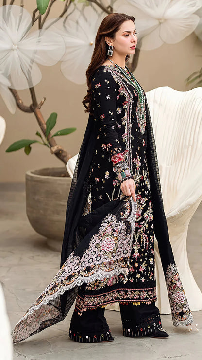 Qalamkar 6501 | Premium Heavy Embroidered Winter Suit