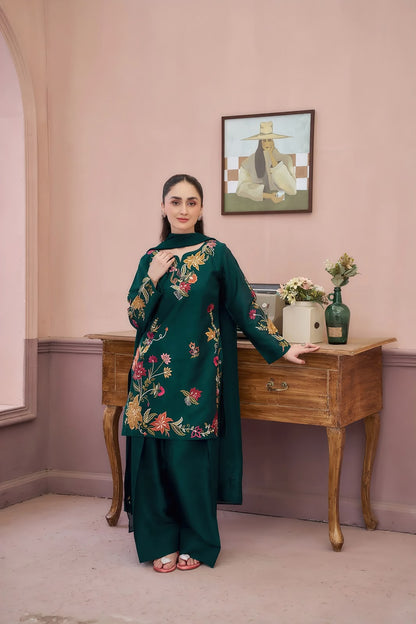 Asling 6175 | Premium Embroidered Winter 2-Piece